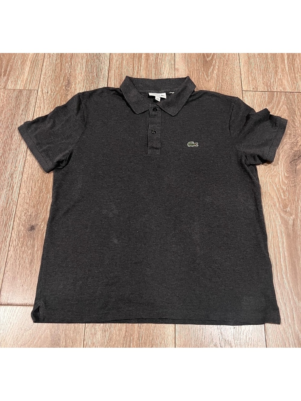 Lacoste Slim Fit Black Polo Shirt US XL